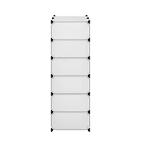 vidaXL Interlocking Shoe Organizer with 12 Compartments