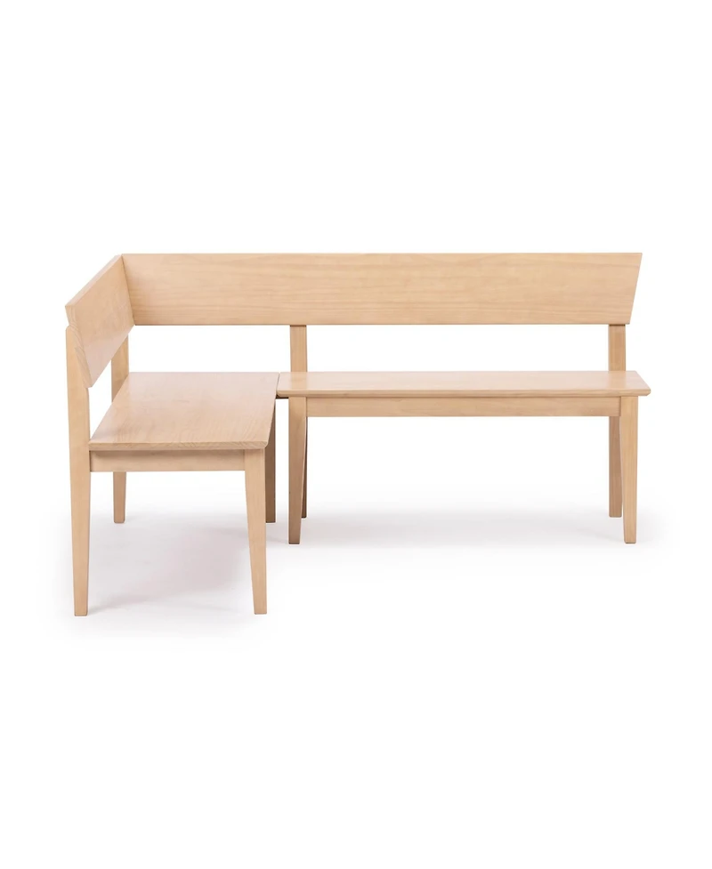 Plank+Beam Risa Corner Bench (64in x 64in / 1620mm 1620mm)