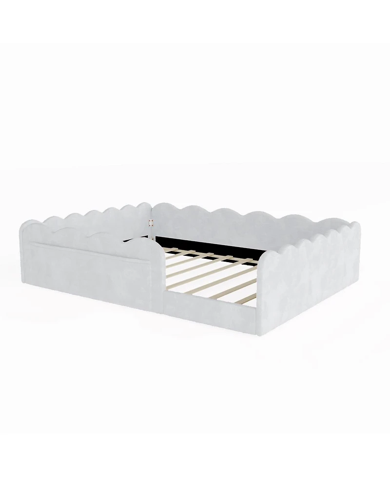 Streamdale Furniture Full Size Upholstered Floor Bed