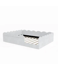 Streamdale Furniture Full Size Upholstered Floor Bed