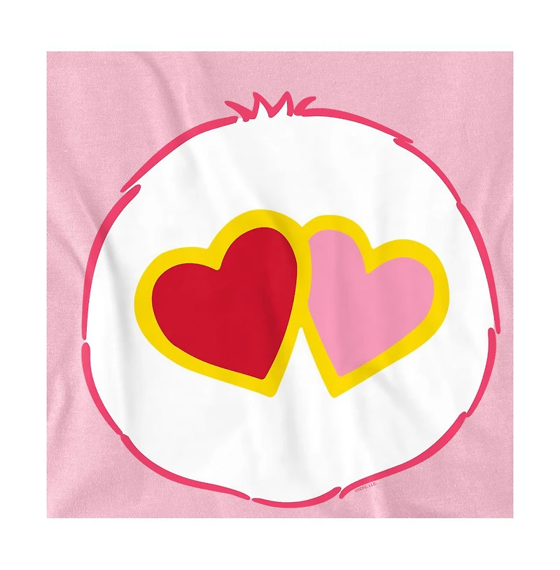 Care Bears Men's Big and Tall Love A Lot Belly T-Shirt