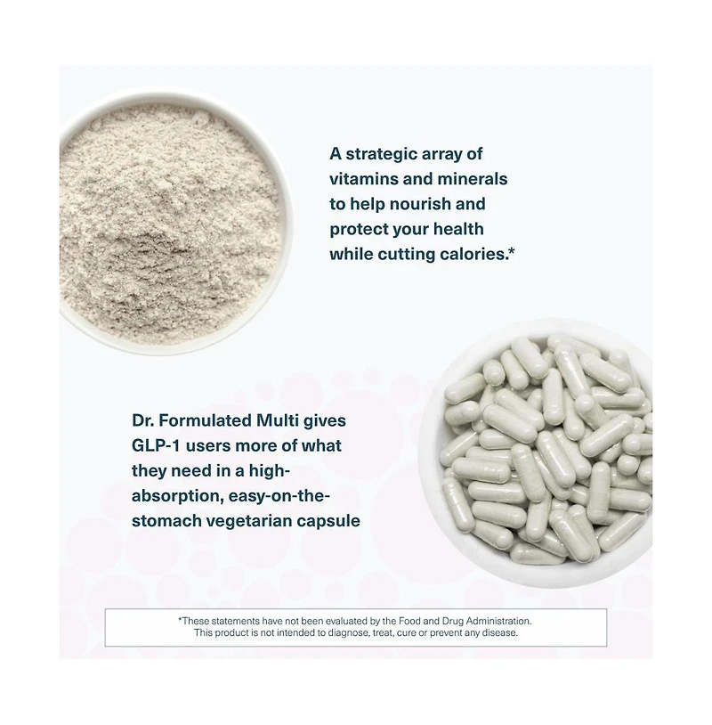 Youtheory High Potency Multi Glp-1 Support High Absorption Multivitamins for Immune Support and Bone Health 150 Vegetarian Capsules