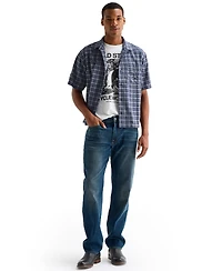 Lucky Brand Men's American Customs Motorcycles Graphic T-Shirt