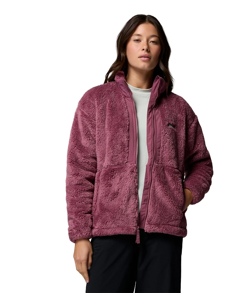 Columbia Women's Boundless Discovery Sherpa-Lined Fleece Stand-Collar Jacket