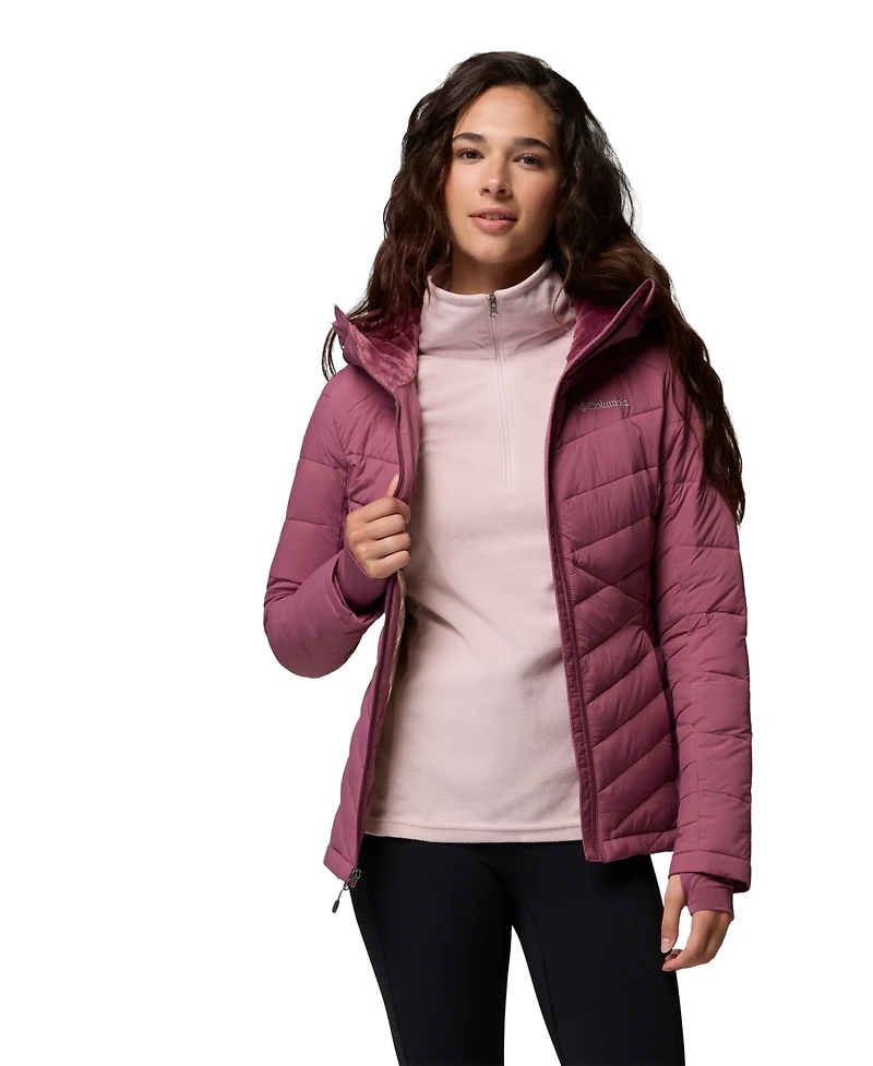 Columbia Women's Joy Peak Ii Hooded Puffer Fleece-Lined Jacket