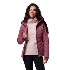 Columbia Women's Joy Peak Ii Hooded Puffer Fleece-Lined Jacket