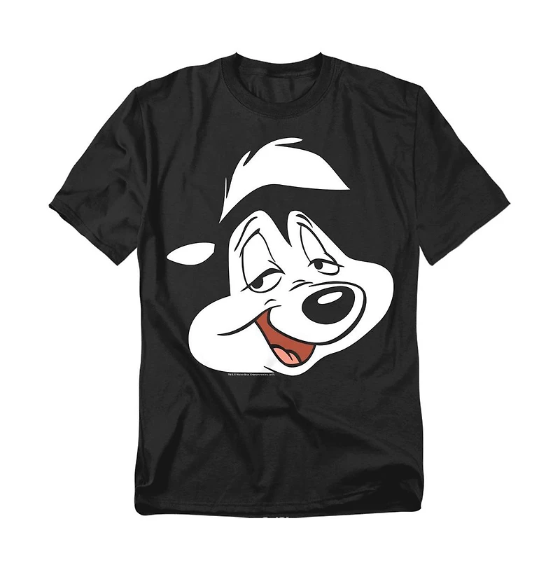 Looney Tunes Men's Pepe Face T-Shirt