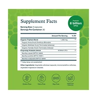 Youtheory Spore Probiotic Helps Gut Health 6 Billion Cfu with Prebiotics Shelf Stable 60 Vegetarian Capsules 30 Day Supply