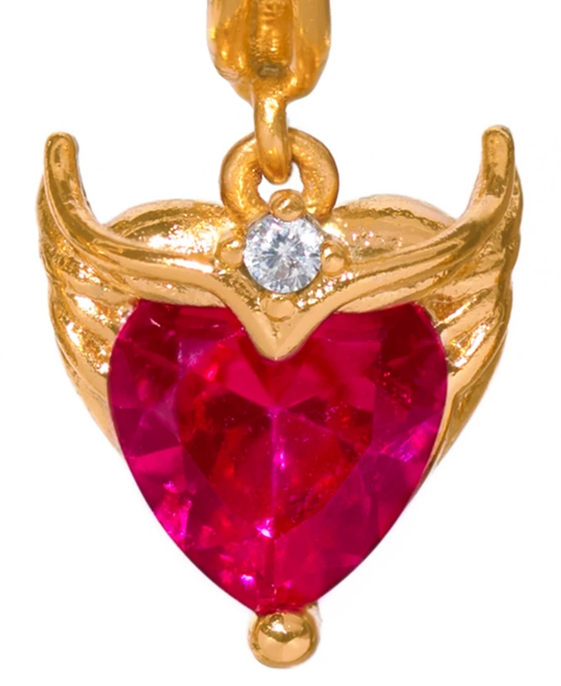 Girls Crew Crystal Marvel's Scarlet Witch Heartspell Hoop Earrings