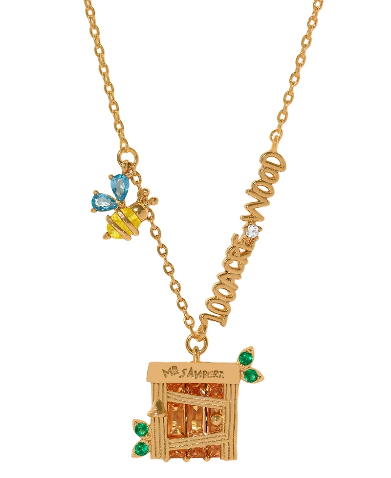 Girls Crew Crystal Disney 100 Acre Wood Necklace