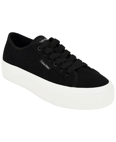 Calvin Klein Women's Bravini Logo Platform Sneakers