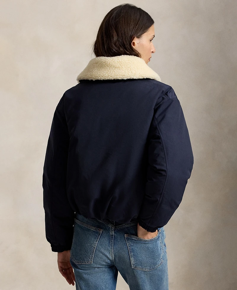 Polo Ralph Lauren Women's Water-Resistant 750-Fill-Power Down High-Pile-Collar Jacket