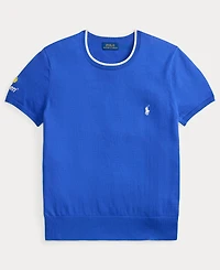 Polo Ralph Lauren Women's Us Open Crew-Neck Short-Sleeve Sweater