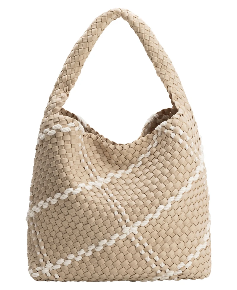 Melie Bianco Johanna Nylon Large Shoulder Handbag
