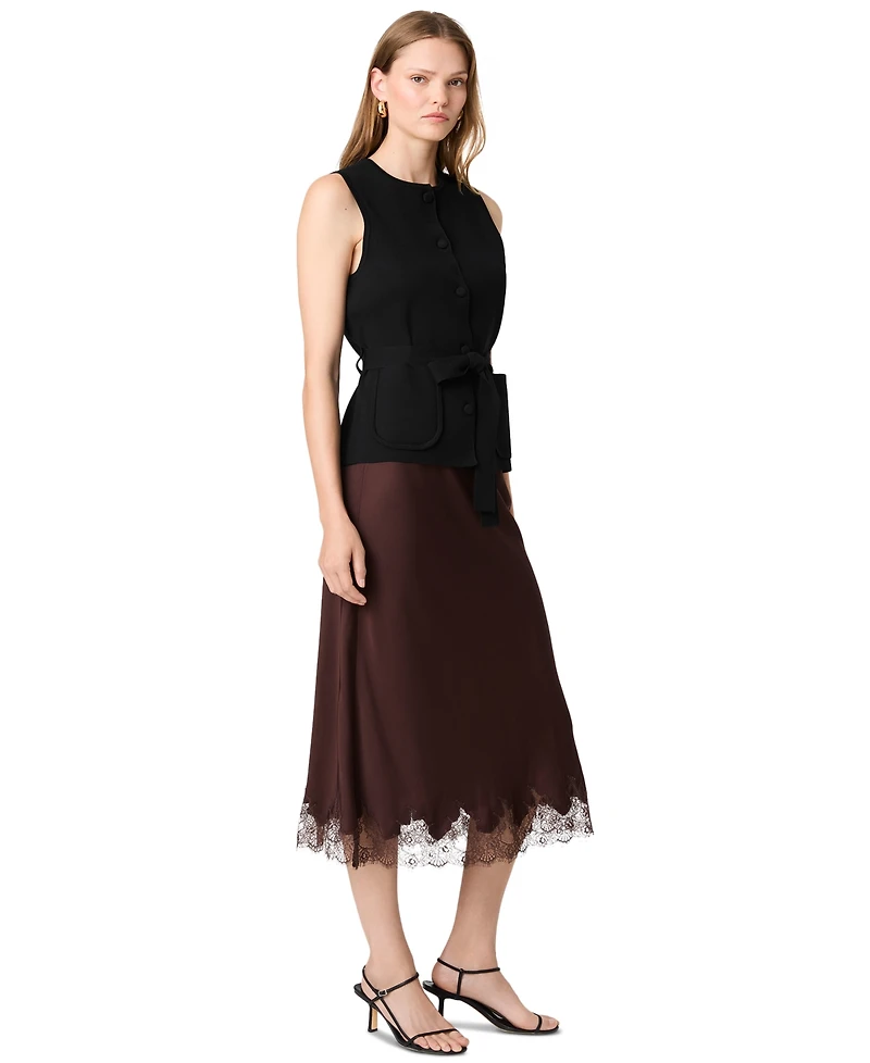 French Connection Women's Maxime Sleeveless Wrap Top