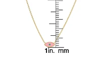 Lily Nily Girls Enamel Evil Eye Necklace in 14K