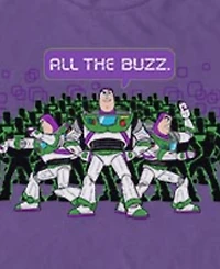 Fifth Sun Men's Toy Story Pull the Buzz Character Graphic T-Shirt