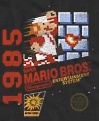 Fifth Sun Men's Nintendo Super Mario Bros. 1985 Retro Pixel Graphic Tank Top