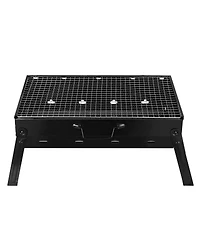 Mountaintop Foldable Portable Bbq Charcoal Grill Grill Lightweight Smoker Grill for Camping Picnics Garden Grilling