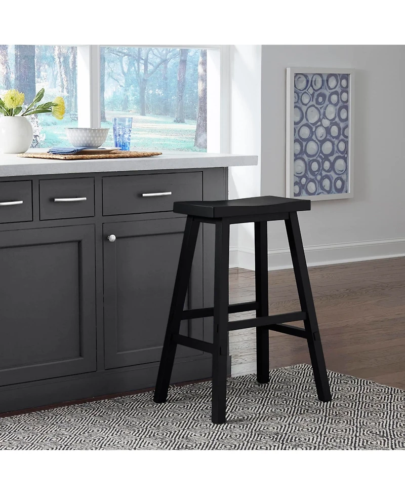 Liberty Furniture 30 Inch Sawhorse Barstool - Black (Rta)