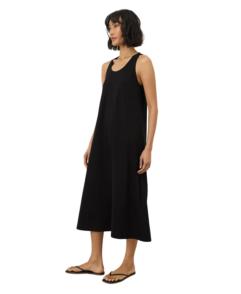 Pact Women's Fit and Flare Asymmetrical Dress Made with Organic Cotton