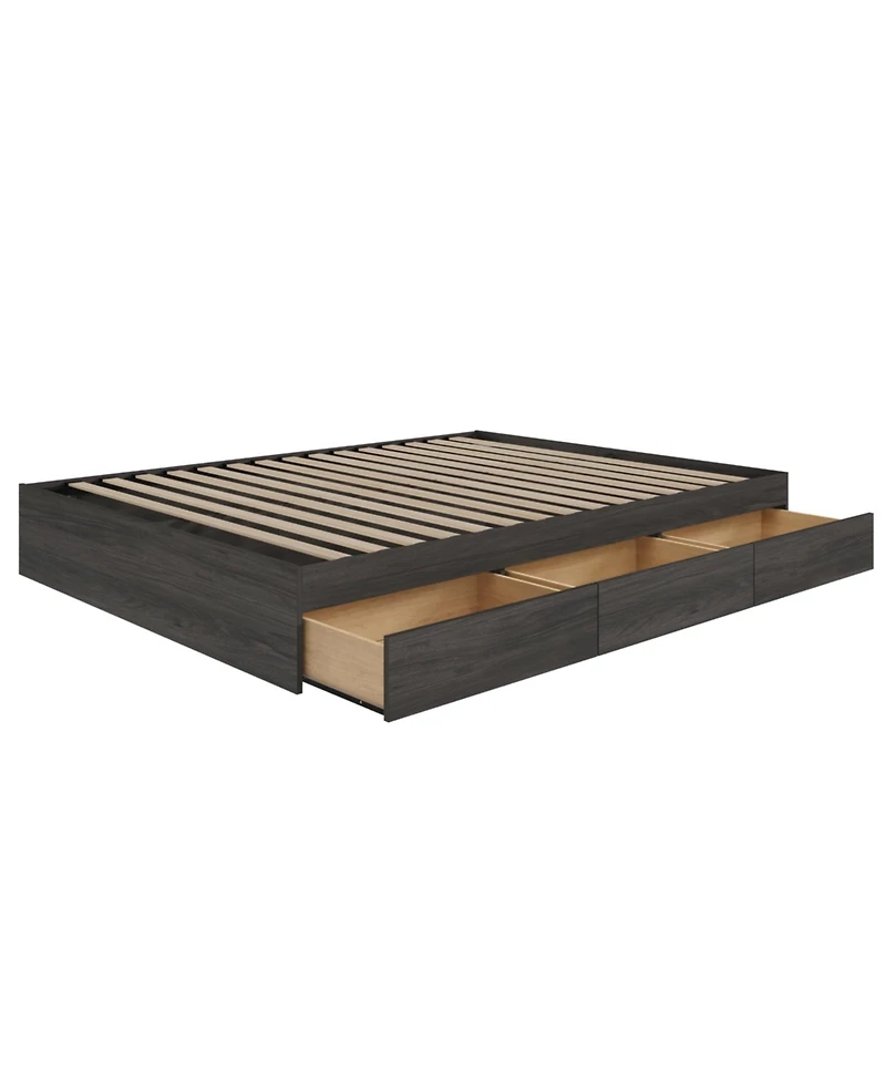 Nexera 3-Drawer Storage Bed Frame