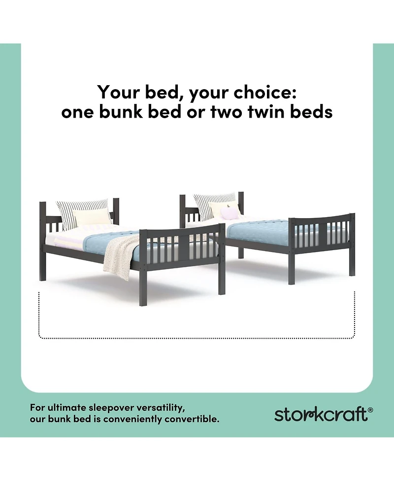 Storkcraft Caribou Twin-over-Twin Bunk Bed
