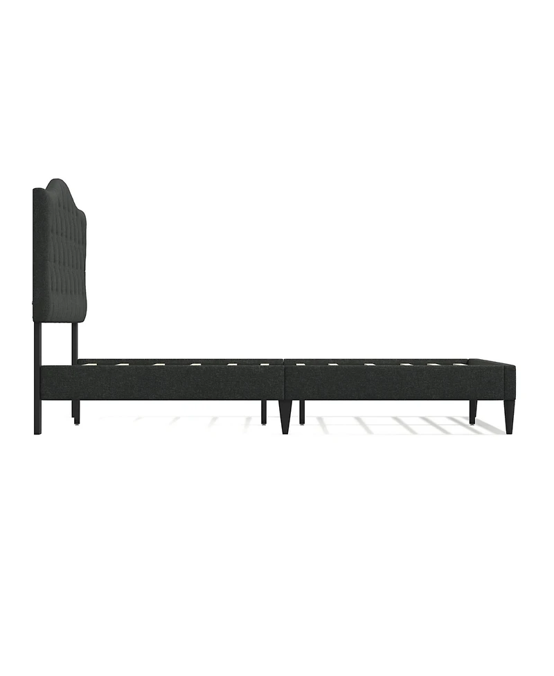 Glenwillow Home Upholstered Complete Bed Queen Stone