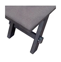 Liberty Furniture Industries, Inc. Lawson Bench (Rta) in Slate with Weathered Top