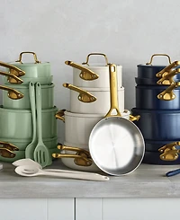 GreenPan Reserve Pro Tri-Ply Stainless Steel 12-Piece Cookware Set