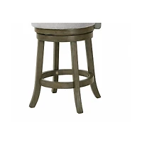 New Classic Furniture Manchester Wood Swivel Counter Stool With Fabric Seat (Set of 2