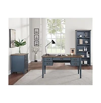 Martin Furniture Fairmont Farmhouse Open Wood Bookcase