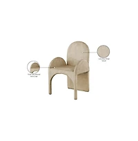 Meridian Furniture Summer Velvet Dining Arm Chair, Set of 2
