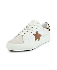 Vintage Havana Women's Grande Stone Taupe Leopard Sneakers