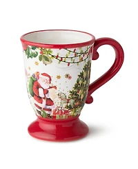Certified International Santa's Delivery Ceramic Mugs, Set of 4