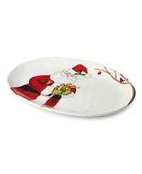 Certified International Santa Delight 16" Oval Platter