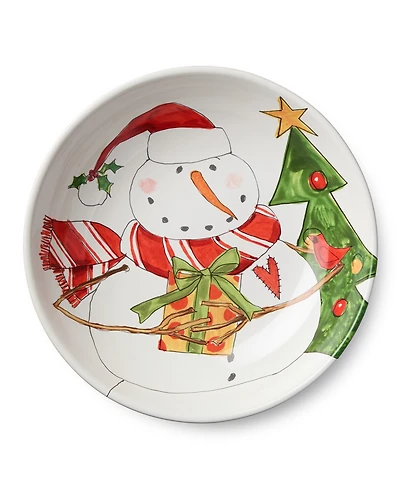 Certified International Snowman Delight 13" Serving Bowl