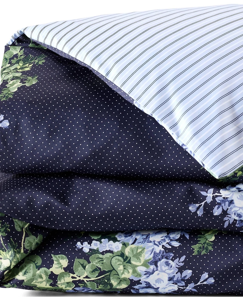 Lands' End 700 Thread Count Sateen Cotton No Iron Duvet Bed Cover