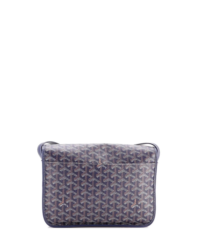 Pre-Owned Goyard Mm Belvedere Messenger Bag Coated Canvas