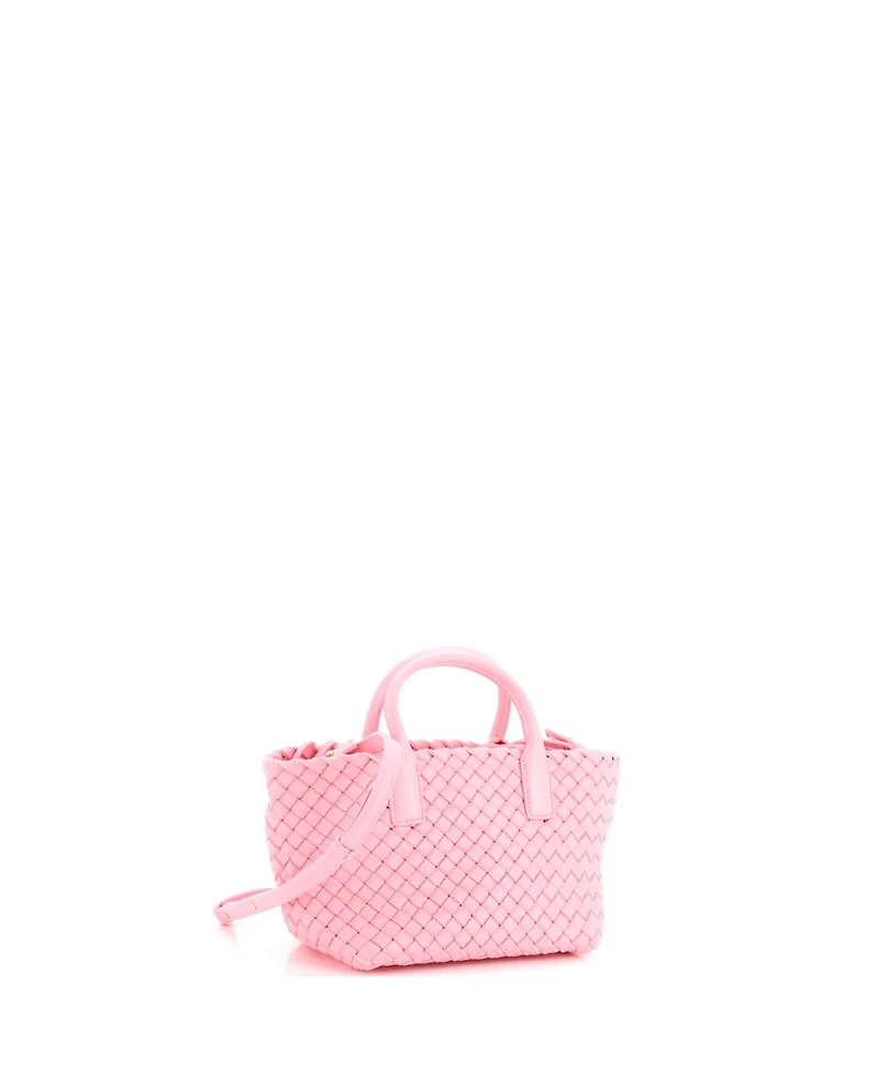 Pre-Owned Bottega Veneta Mini Cabat Tote Intrecciato Nappa