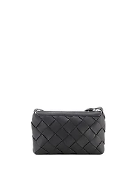 Pre-Owned Bottega Veneta Diago Zipped Messenger Bag Maxi Intrecciato Leather