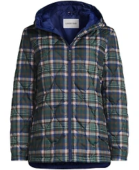 Lands' End Plus Print FeatherFree Quilted Insulated Jacket