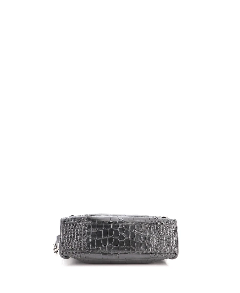 Pre-Owned Balenciaga Small City Classic Studs Bag Embossed Leather