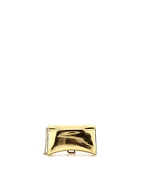Pre-Owned Balenciaga Hourglass Chain Wallet Leather