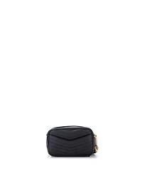 Pre-Owned Saint Laurent Mini Lou Camera Bag Matelasse Chevron Leather