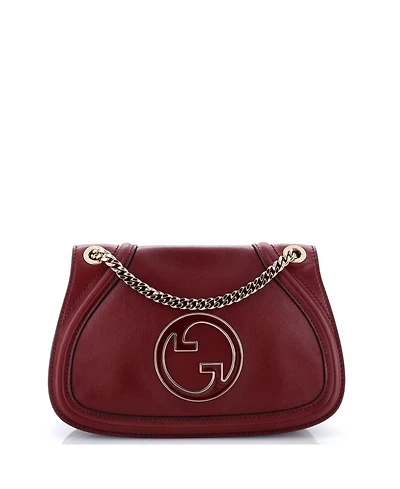 Pre-Owned Gucci Small Blondie Nm Chain Crossbody Bag Leather