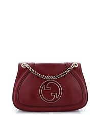 Pre-Owned Gucci Small Blondie Nm Chain Crossbody Bag Leather