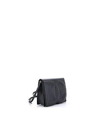 Pre-Owned Dolce and Gabbana Small Dg Logo Flap Shoulder Bag Leather
