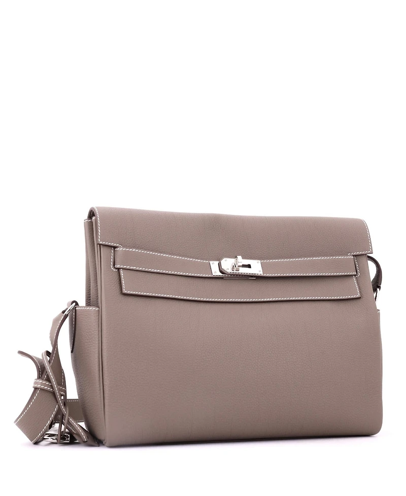 Pre-Owned Hermes Gm Kelly Messenger Bag Togo