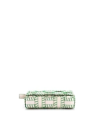 Pre-Owned Bottega Veneta Medium Cassette Crossbody Bag Baseball Stitch Maxi Intrecciato Leather